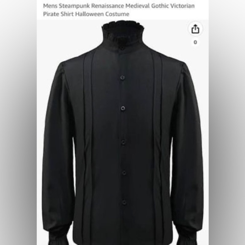 Halloween / Cosplay / Renaissance festival Men’s pirate shirt